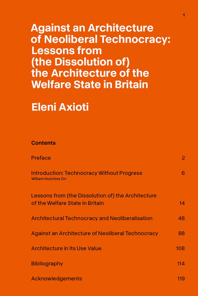 Against an Architecture of Neoliberal Technocracy